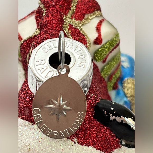 Christopher Radko Celebrations 2012 Santa Sleigh Glass Christmas Ornament - Picture 2 of 8